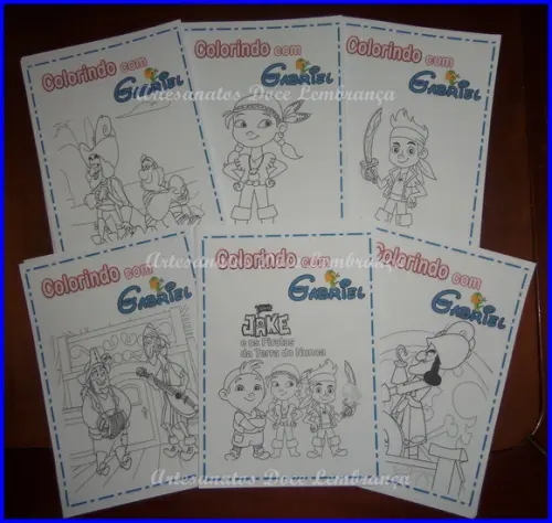 Kit de Colorir Jake e os Piratas!