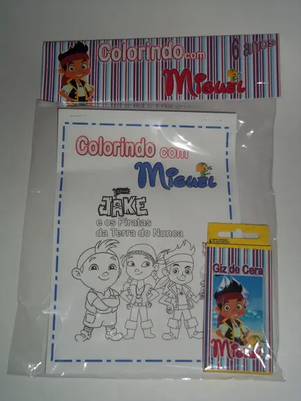 Kit de Colorir Jake e os Piratas!