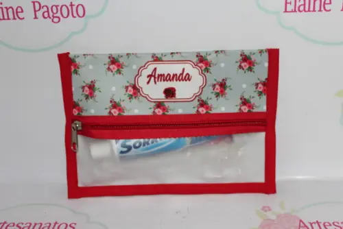 Kit Dental Dia das Mães / Professoras Floral vermelho