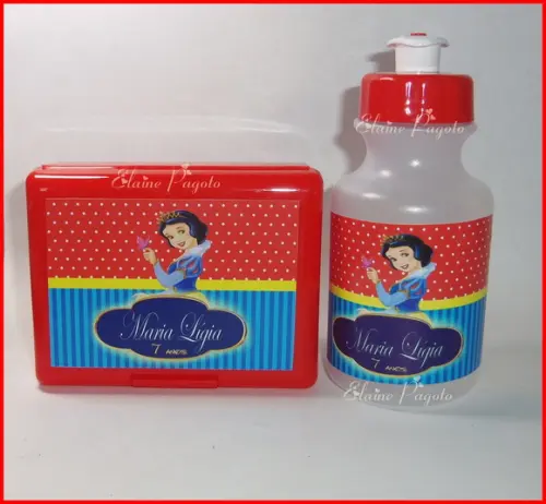 Kit Hora do Lanche Branca de Neve Baby