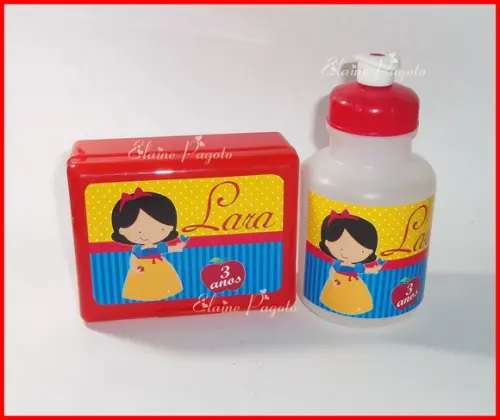 Kit Hora do Lanche Branca de Neve Baby