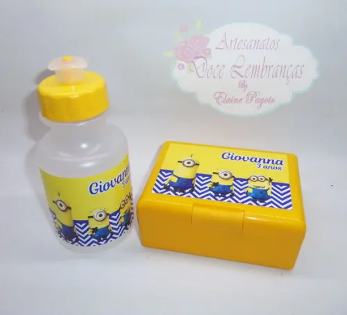 Kit Hora do Lanche Os Minions