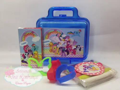 kit maleta + massinha My little poney