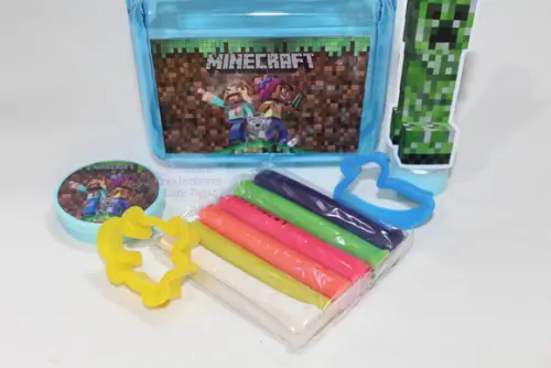 Kit maleta + massinha Minecratf