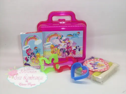 kit maleta + massinha My little poney