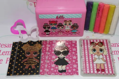 Kit massinha + jogo da memória LOL Surprise