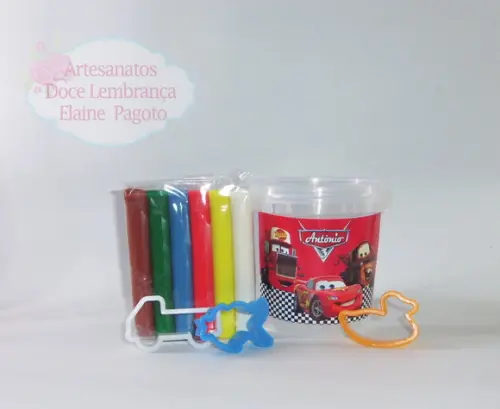 Kit Massinha Mcqueen Carros
