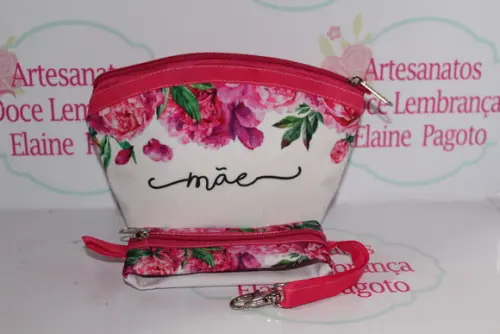 Kit Necessaire Dia das Mães e Porta Moedas