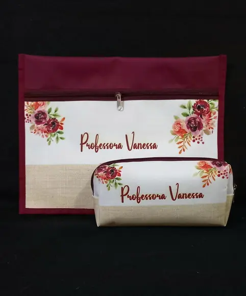 Kit Pasta Envelope e Estojo Marshala 40 Unidades