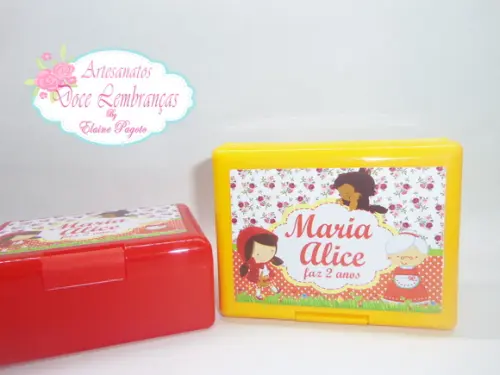 Lancheira box Chapeuzinho Vermelho
