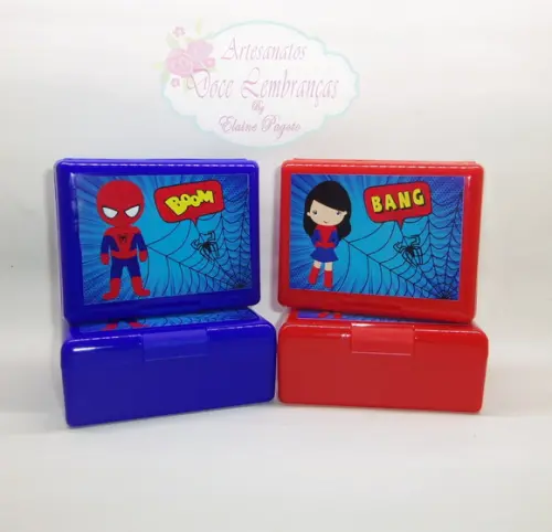 Lancheira/Caixa Box Homem Aranha