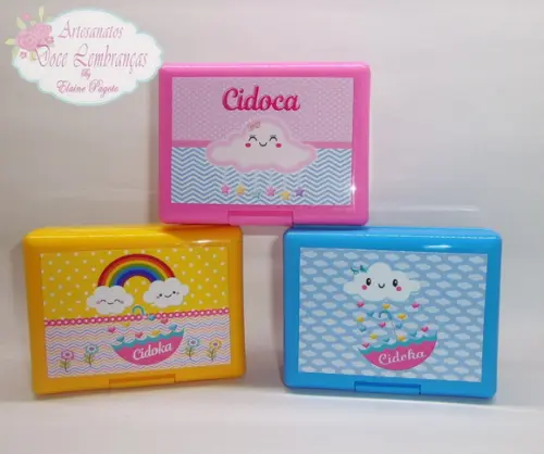 Lancheira/Caixa Box Chuva de Amor