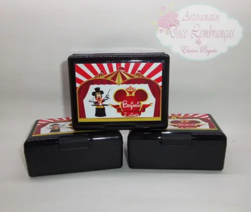 Lancheira/Caixa Box O Circo Mickey