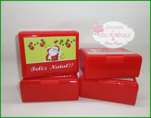 Lancheira/Caixa Box Papai Noel