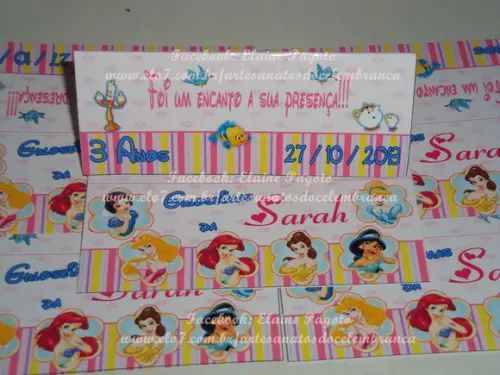 Lapela Princesas da Disney