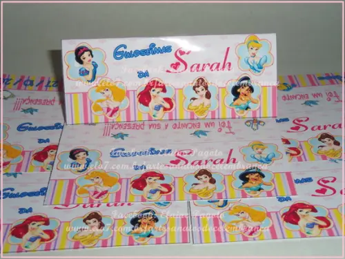 Lapela Princesas da Disney