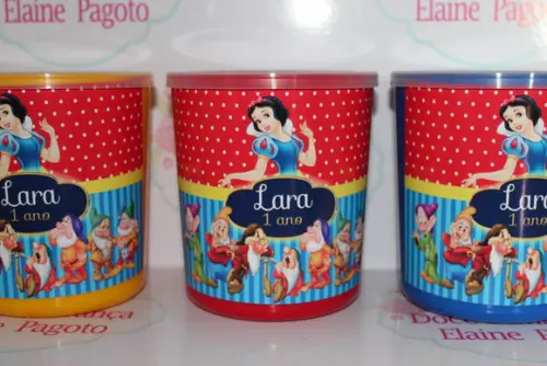 Lata Tipo De Leite A Branca De Neve