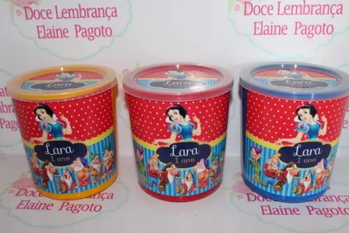 Lata Tipo De Leite A Branca De Neve