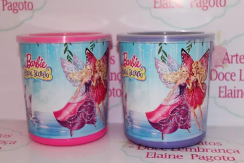 Lata tipo de Leite Barbie