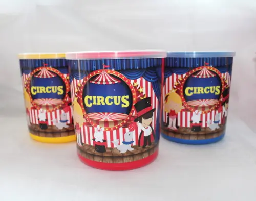 Lata tipo de Leite Circo