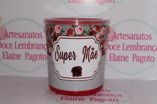 Lata tipo de Leite Dia das Mães