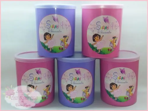 Lata tipo de Leite Dora a Aventureira