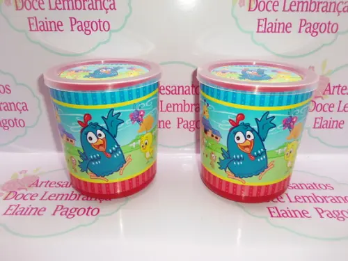 Lata tipo de Leite Galinha Pintadinha
