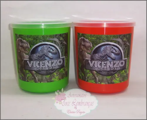 Lata tipo de Leite Jurassic Park
