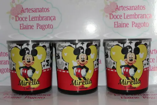 Lata Tipo de Leite Mickey