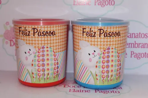 Lata tipo de Leite Páscoa