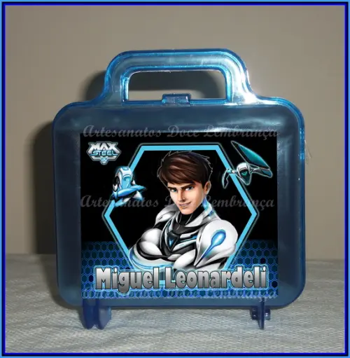 Maletinha Acrílica Max Steel