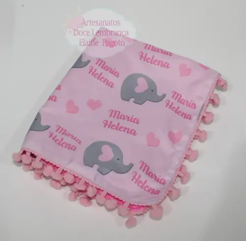 Manta para Bebê Personalizada