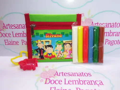 Massinha No Porta Documento Turma Do Chaves