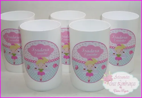 Mini copo long drink Fadinha