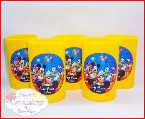 Mini copo long drink Mickey
