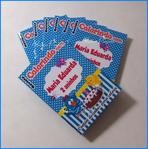 Mini revistinha Galinha Pintadinha