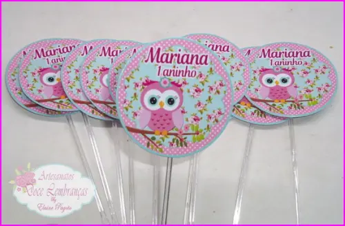 Mini toppers Coruijinha