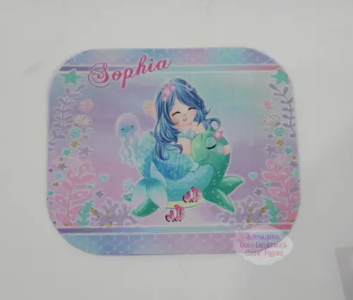 Mouse Pad Sereia cute