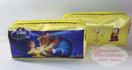 Necessaire / Estojo a Bela e a Fera