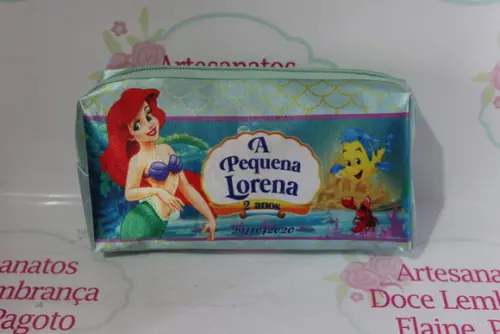 Necessaire / Estojo A Pequena Sereia