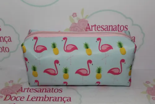 Necessaire / Estojo Flamingo