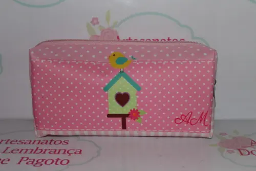 Necessaire / Estojo Jardim Encantado