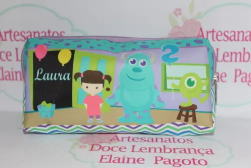 Necessaire / Estojo Monstros S/A