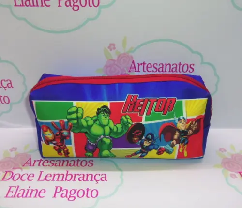 Necessaire / Estojo Os Vingadores