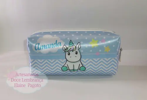 Necessaire / Estojo Unicórnio