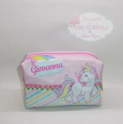 Necessaire / Estojo Unicórnio