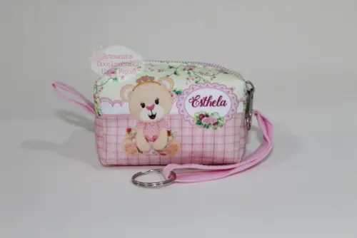 Necessaire mini box Ursinha Princesa