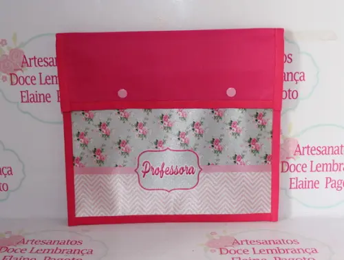 Pasta Envelope/Documentos com divisórias Dia dos Professores