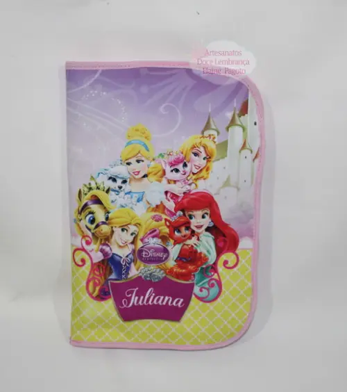 Pasta universitária Princesas Disney