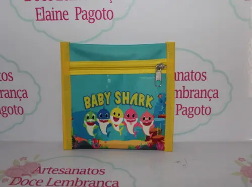 Porta Documentos / Mini Necessaire Baby Shark